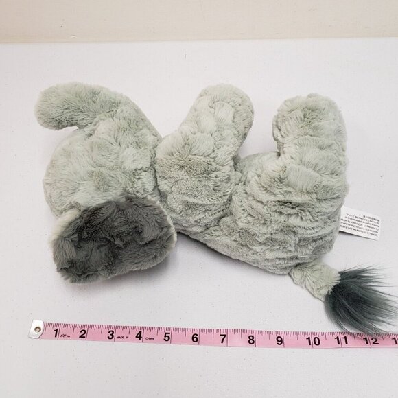 Gund Cozys Elephant Green Gray 6058948 Stuffed Animal Plush - Picture 9 of 10